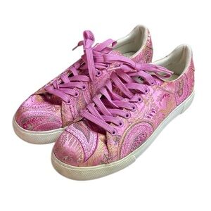 H&M Divided Skateboard Sneakers Paisley Pink 8.5